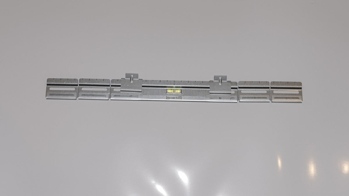 SecurArt wall mount extended to its full 22 inches